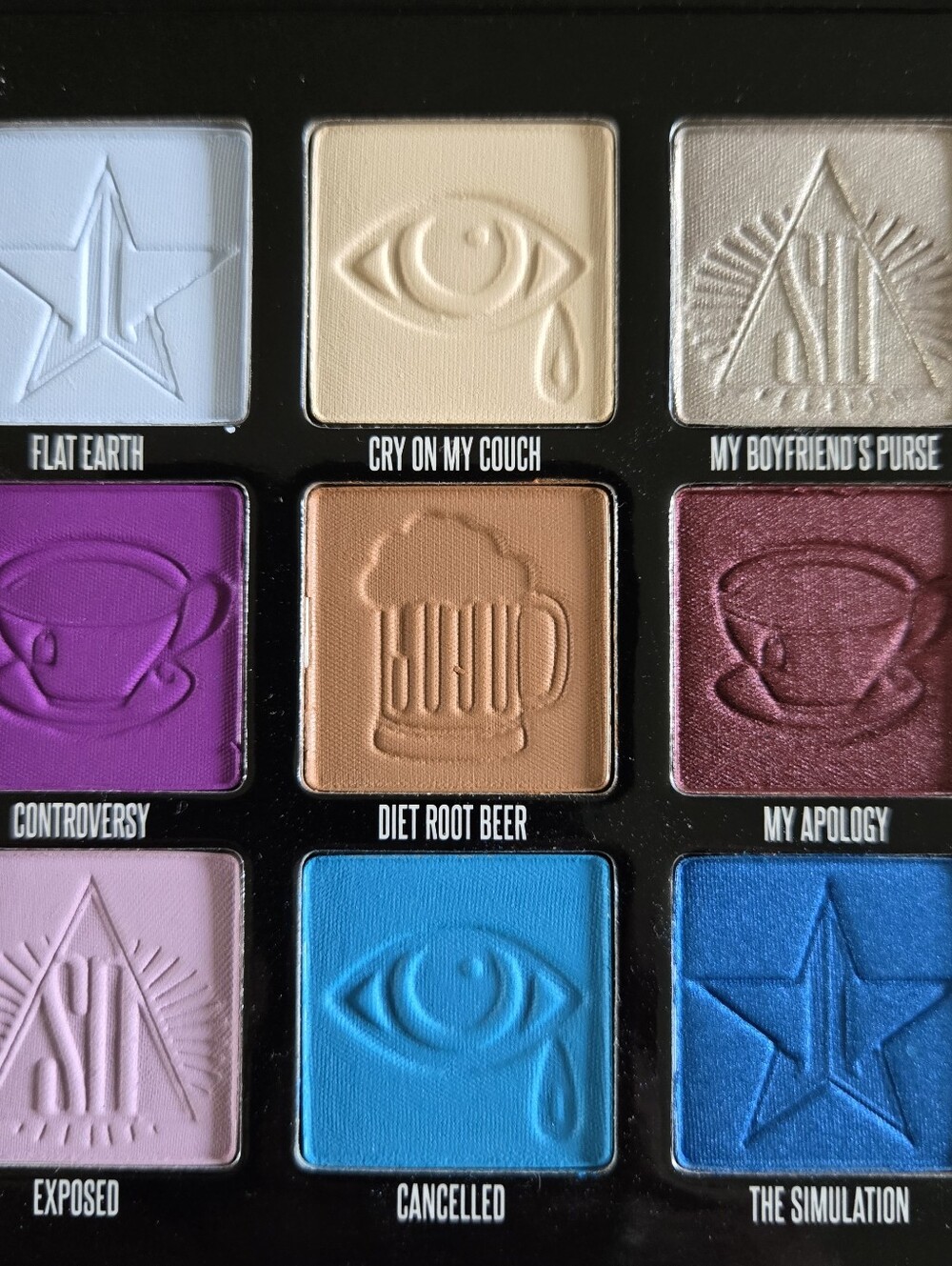 Jeffree Star x Shane Dawson Mini Controversy Eyeshadow Palette. Brand New w Box